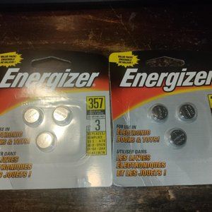 Energizer 2 cards of 3 pack (6 total batteries)   357 batteries